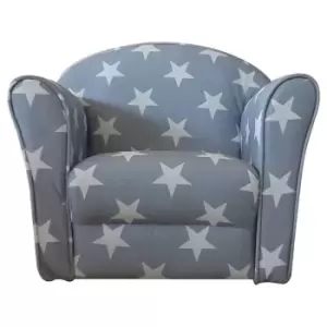 Image of Kidsaw - Mini Armchair Grey White stars