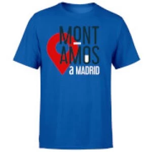 Image of Mont Amos A Madrid Blue T-Shirt - M - Blue