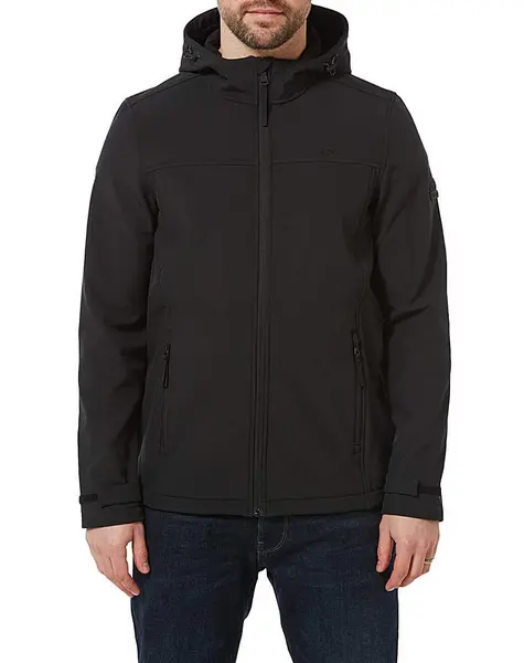 Image of Tog 24 Tog24 Feizor Mens Hooded Softshell Black Male M39/41 HK41502