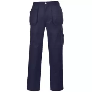 Image of Portwest Mens Slate Holster Work Trousers (M R) (Navy)