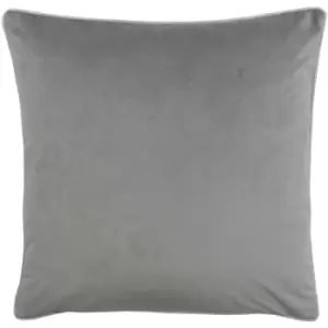 Image of Riva Home Meridian Cushion Cover (55 x 55cm) (Grey/Blush) - Grey/Blush