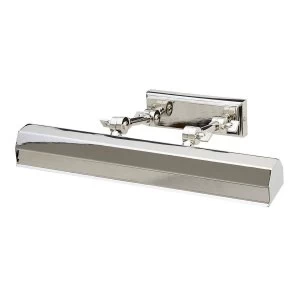 Image of 2 Light Medium Picture Wall Light Polished Nickel, E14