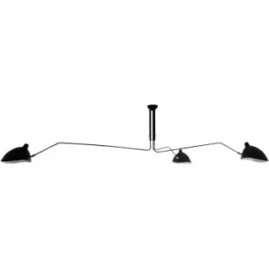 Image of Italux Lighting - Italux Davis Industrial, Retro 6 Light Semi Flush Ceiling Light, E27