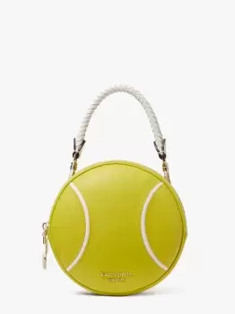 Image of Double Tennis Ball Small Crossbody - Granny Smith - One Size