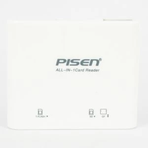 Image of Generic Multi-Card Reader for SD/ Micro SD/ CF - White
