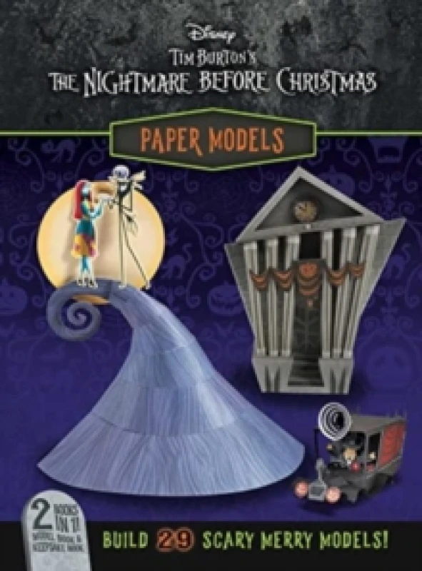 Image of Disney: Tim Burton's The Nightmare Before Christmas Paper Models Spiral bound
