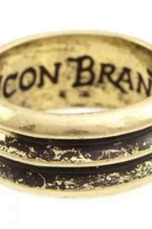 Image of Icon Brand Jewellery Firing Pin Ring Size Medium JEWEL P1095-R-GLD-MED