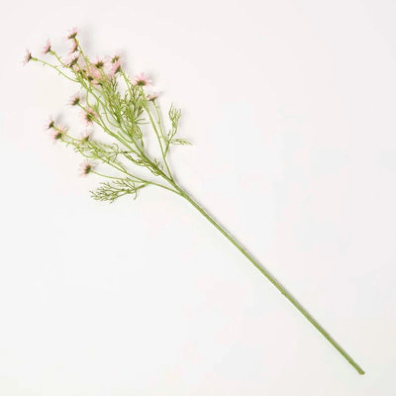 Image of Homescapes Artificial Pink Handcrafted Daisy Flower Stem, 72 Cm