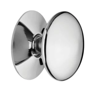 Image of Wickes Victorian Door Knob - Chrome 30mm Pack of 4