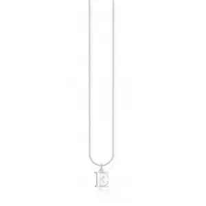 Image of Silver Letter E Necklace KE2014-001-21-L45v