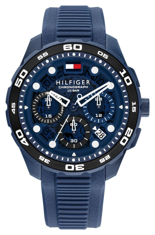 Image of Tommy Hilfiger 1792232 TH-Regatta (44mm) Blue Dial / Blue Watch