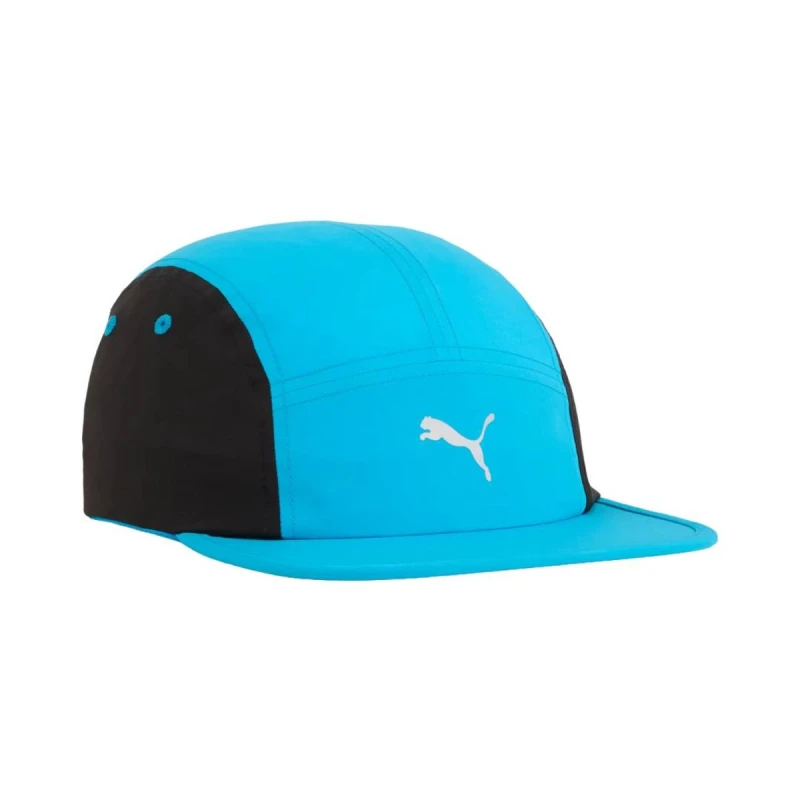 Image of Puma Essentials 5 Panel Cap Blue Black