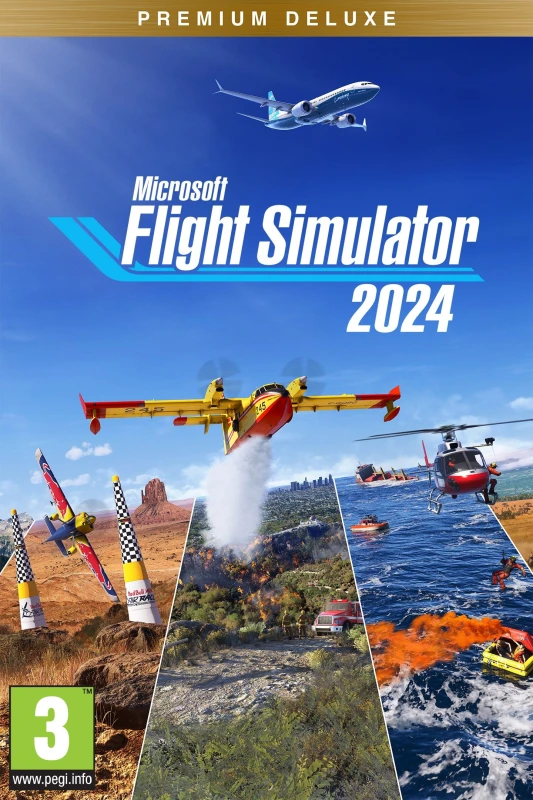 Image of Microsoft Flight Simulator 2024 Premium Deluxe Edition (Pre-Purchase/Launch Day) for Xbox Series X/Xbox Series S/PC - Digital Download