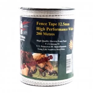 Image of FENCEMAN Fence Tape High Performance - White
