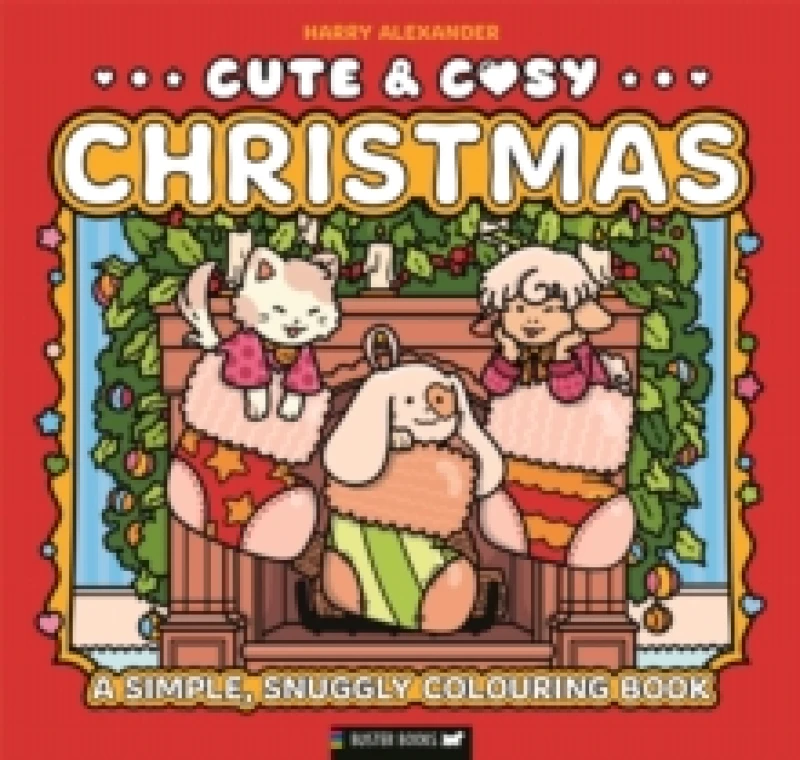 Image of Cute & Cosy: Christmas : A Simple, Snuggly Colouring Book Paperback / softback