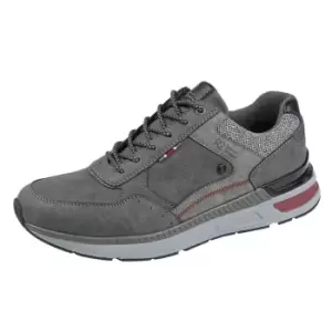 Image of Route 21 Mens Leisure PU Shoes (9 UK) (Grey)