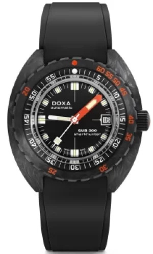 Image of Doxa Watch SUB 300 Carbon COSC Sharkhunter Rubber