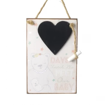 Image of Days Until We Meet Our Baby Chakboard By Heaven Sends
