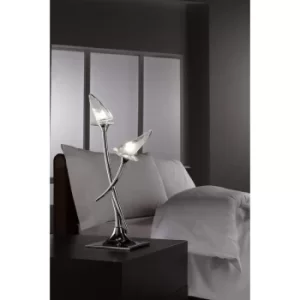 Image of Flavia Table Lamp 2 Bulbs G9, polished chrome