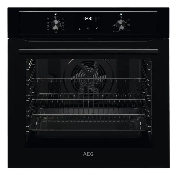 Image of AEG 6000 Series Single Oven - Black BEX335011B Black