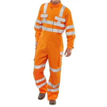Image of Orange - Size Arc Compliant RIS Coverall Orange - Size 46