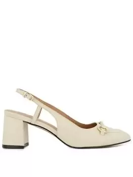 Image of Dune London Cassie Snaffle Open Court, Ecru, Size 5, Women