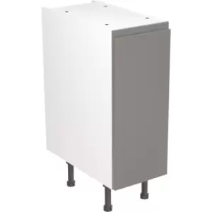 Image of Kitchen Kit Flatpack J-Pull Kitchen Cabinet Base Unit Super Gloss 300mm in Dust Grey MFC