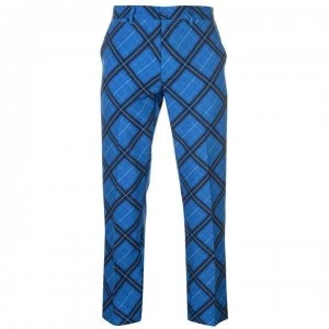 Image of Slazenger Print Golf Trousers Mens - Navy/Blue