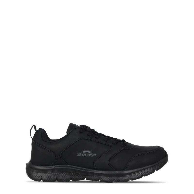 Image of Slazenger Force Mesh Mens Trainers Runners 7 (41) Black 12147941270