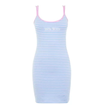 Image of Jack Wills Albany Strappy Mini Dress - Sky Blue