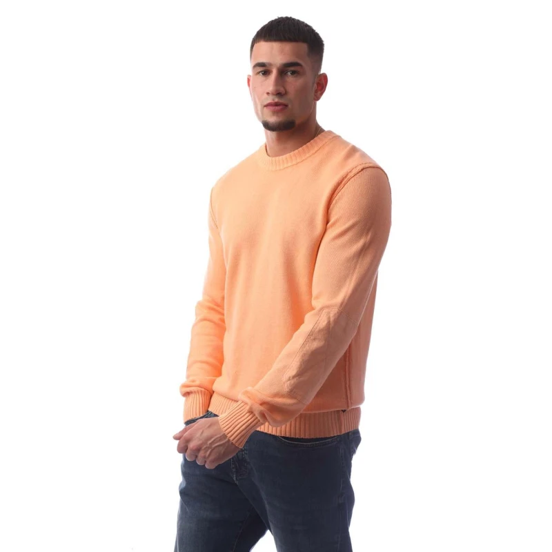 Image of Boss Mens Aropo Crew Sweatshirt Pastel Orange male M