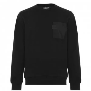 Image of Calvin Klein Nylon Sweater - Black BEH