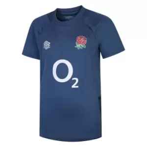 Image of Umbro England Rugby Gym T-Shirt Juniors - Blue
