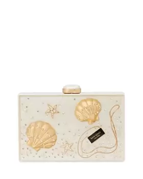 Image of kate spade new york What the Shell Ocean Scene Small Frame Clutch