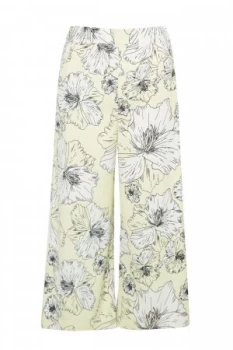 Image of Great Plains Tropical Fauna Culottes Yellow