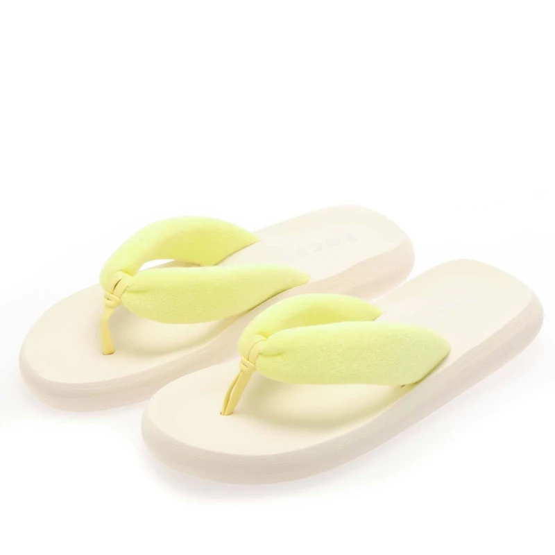 Image of Rocket Dog Sunset Puff Flip Flops - Yellow Yellow 4