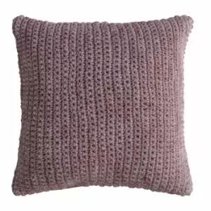 Image of Crossland Grove Knitted Space Dyed Cushion Blush 450x450mm
