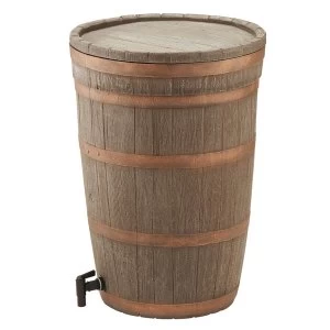 Image of Charles Bentley 120l Oak Wood Water Butt