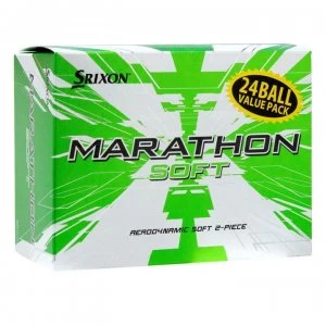 Image of Srixon Marathon Soft Golf Balls 24 Pack - White