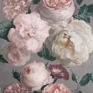 Image of Arthouse Highgrove Floral Warm Grey Wallpaper