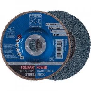 Image of PFERD 67786125 POLIFAN-serrated washer PFC 125 Z60SG POWER STEELOX Diameter 125mm 10 pc(s)