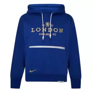 Image of Nike Chelsea London Hoodie 2023 2024 Adults - Blue