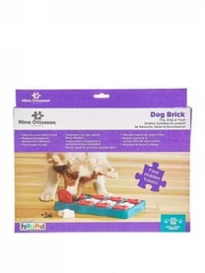 Image of Nina Ottosson Level 2 Dog Brick Interactive Puzzle Toy For Dogs