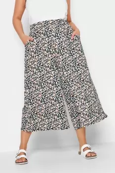 Image of Floral Print Midaxi Culottes
