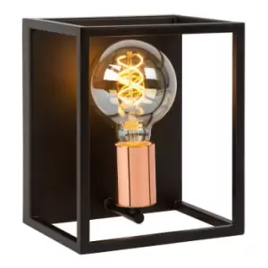 Image of Lucide arthur - Wall Light - 1xE27 - Black