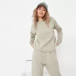 Image of Missguided Tall Brushed Sweatshirt - Green