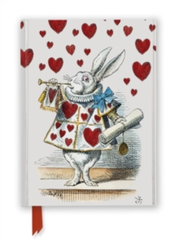 Image of Alice's Adventures in Wonderland: White Rabbit (Foiled Journal) Notebook / blank book