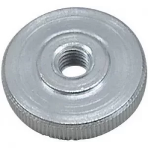 Image of TOOLCRAFT DIN 467 Knurled nuts M3 DIN 467 Steel zinc plated 10 pc(s)