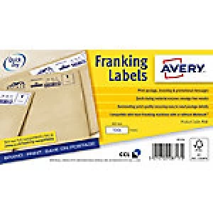 Image of Avery FL11 Franking Labels Special format White 165 x 44mm 1000 Labels 1000 Labels