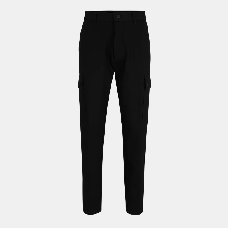 Image of Hugo Mens Slim Fit Trousers Black male S